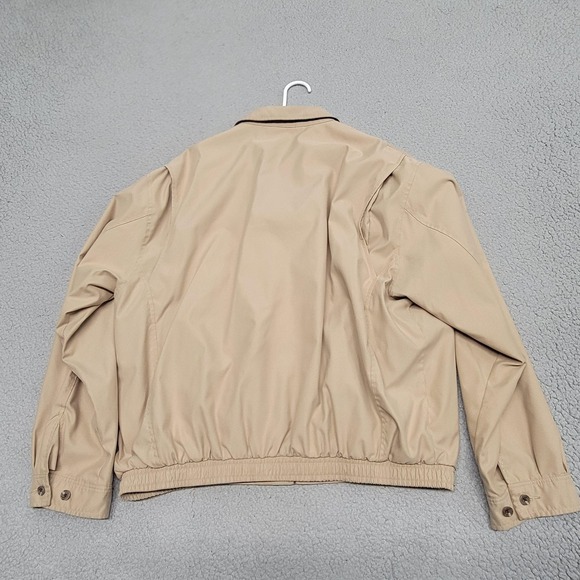 Polo Ralph Lauren Jacket Mens XL Beige Bi-Swing Bomber Collared Plaid Lined - Picture 7 of 15